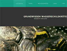 Tablet Screenshot of grundwissen-wasserschildkroeten.de